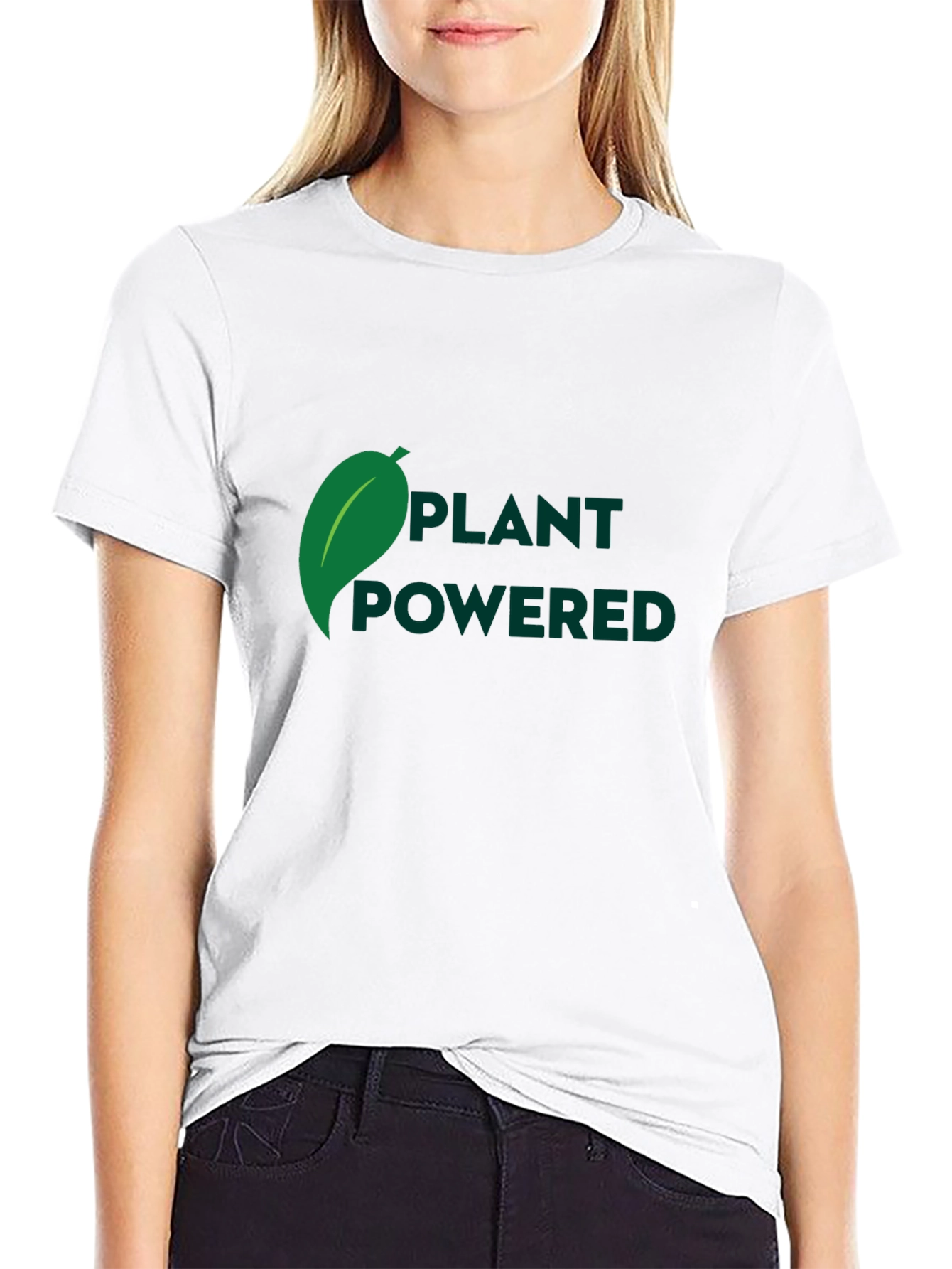 Plant Powered Black T-Shirt