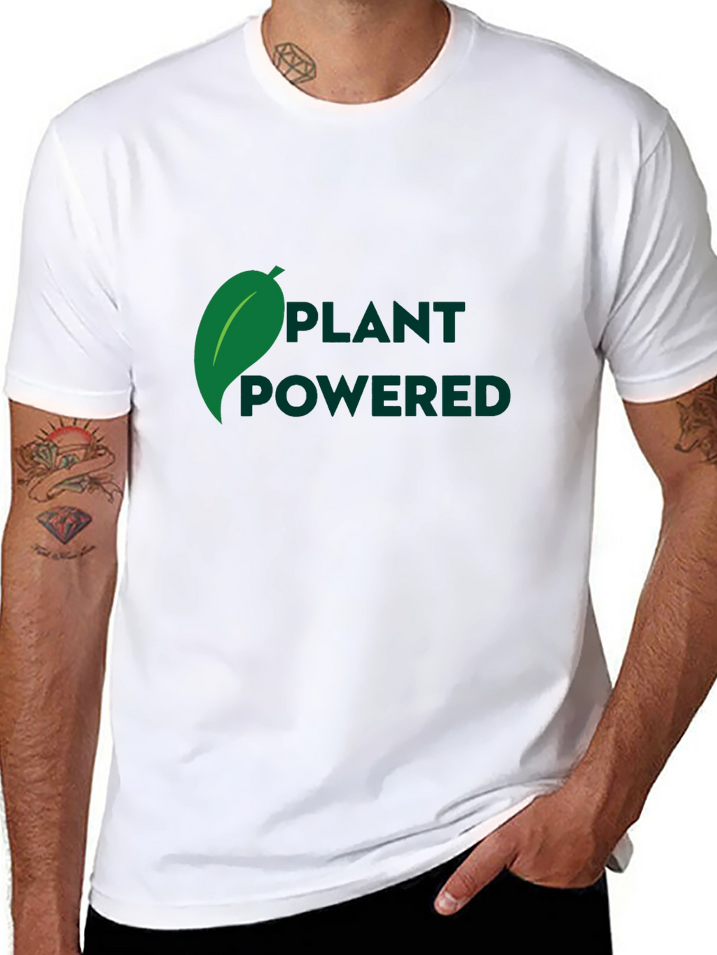 Plant Powered Black T-Shirt
