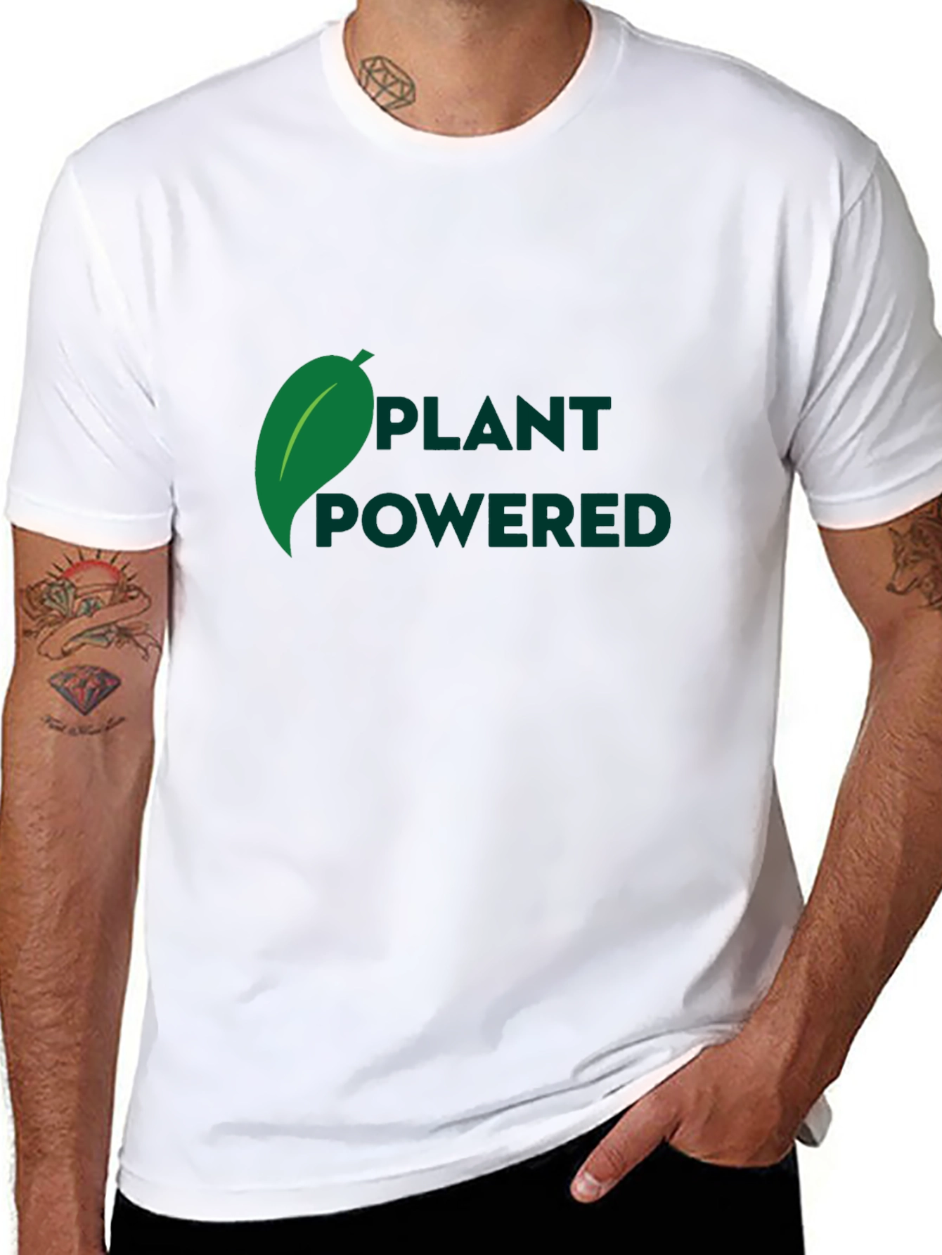 Plant Powered Black T-Shirt