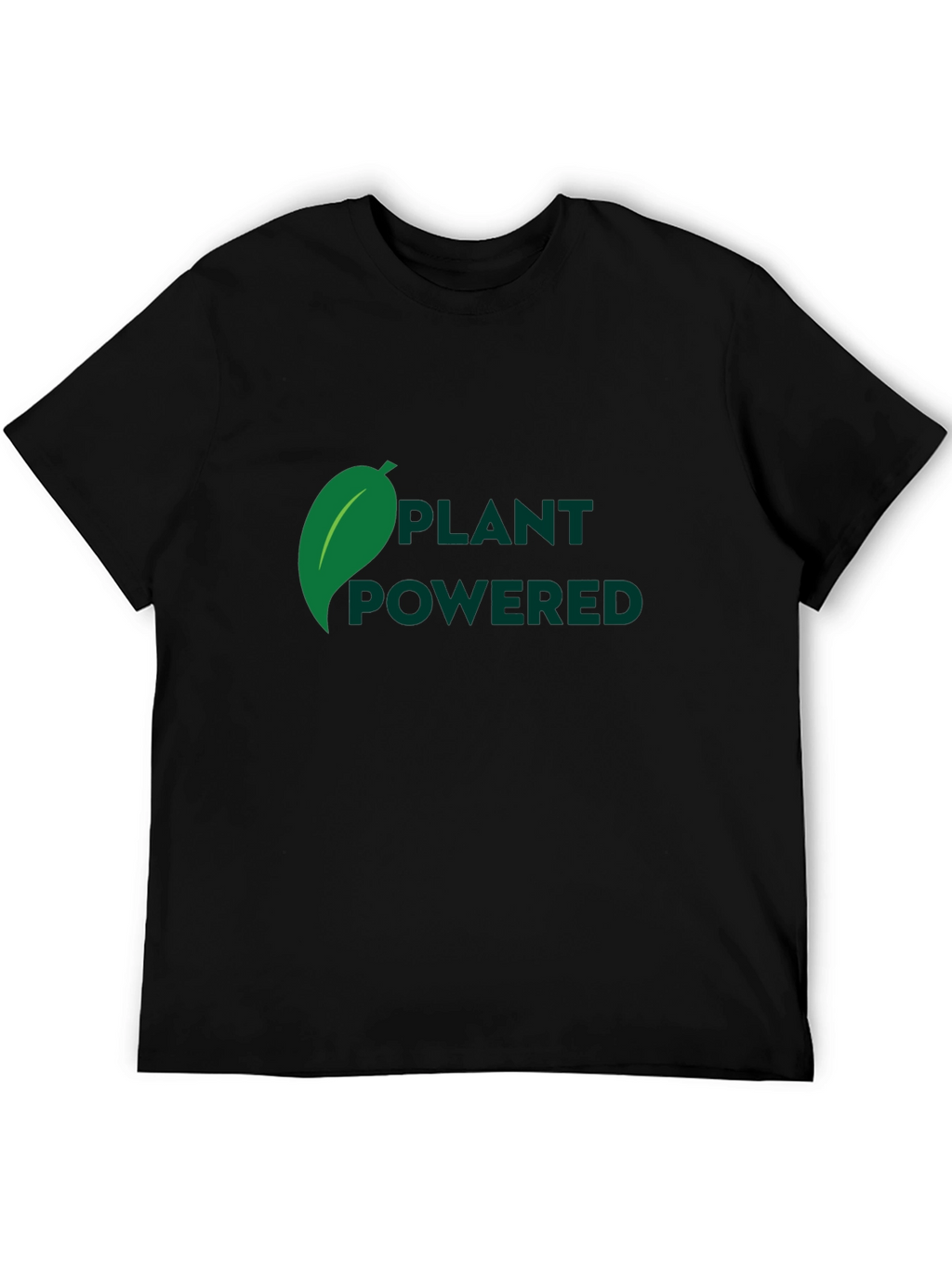Plant Powered Black T-Shirt