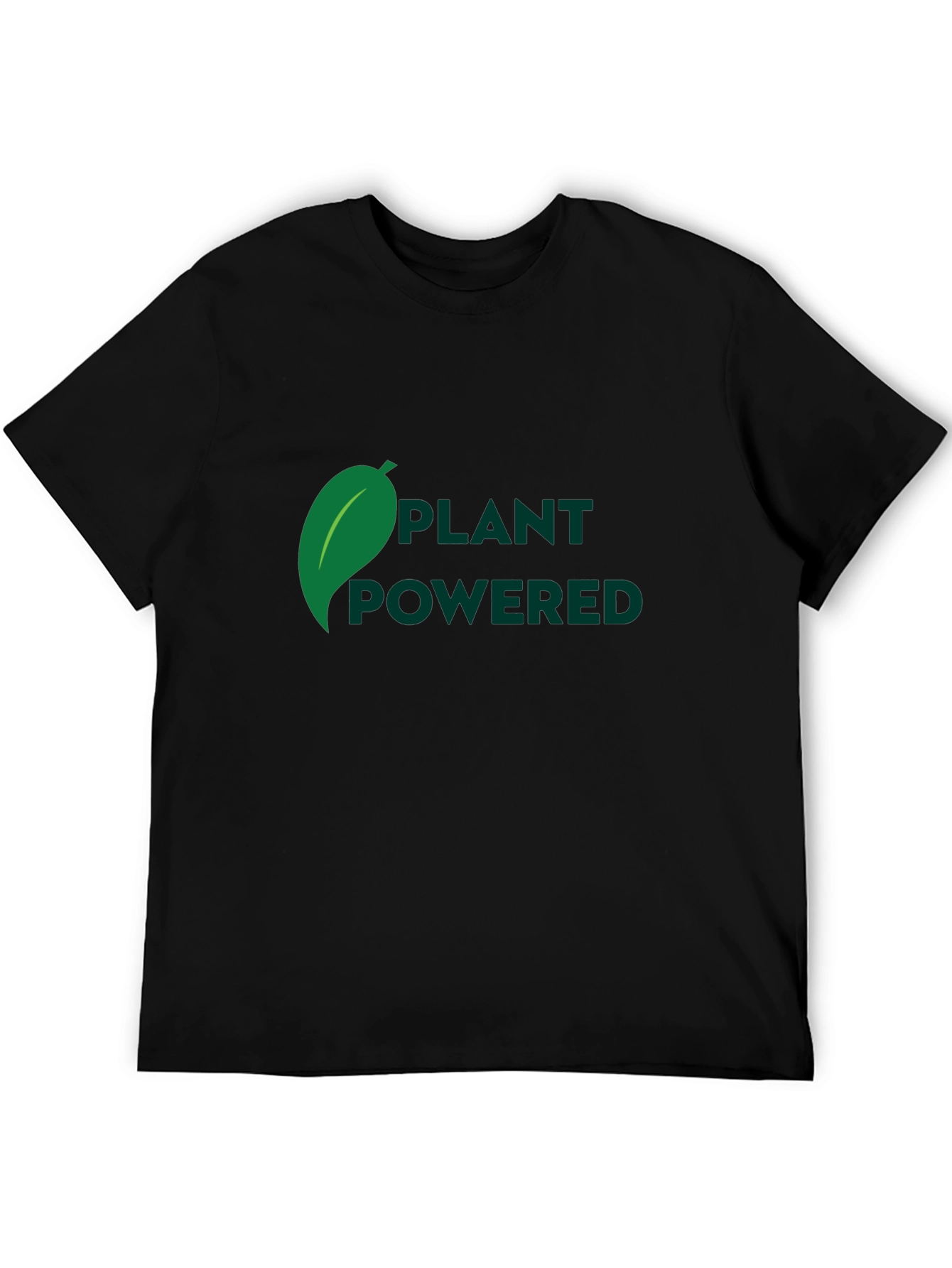Plant Powered Black T-Shirt