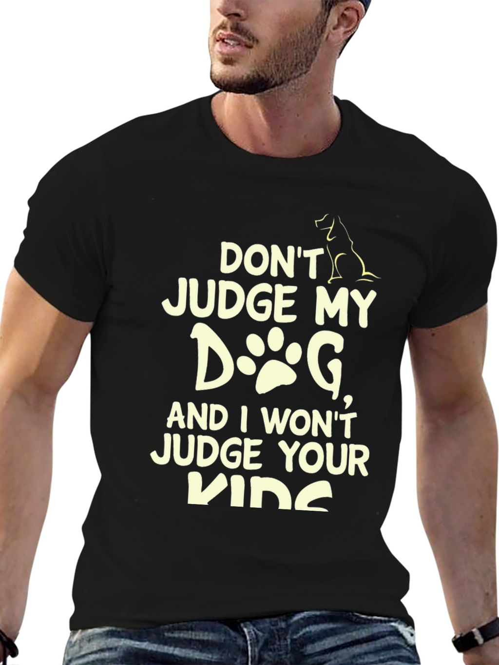 Dont Judge My Dog Graphic Tee