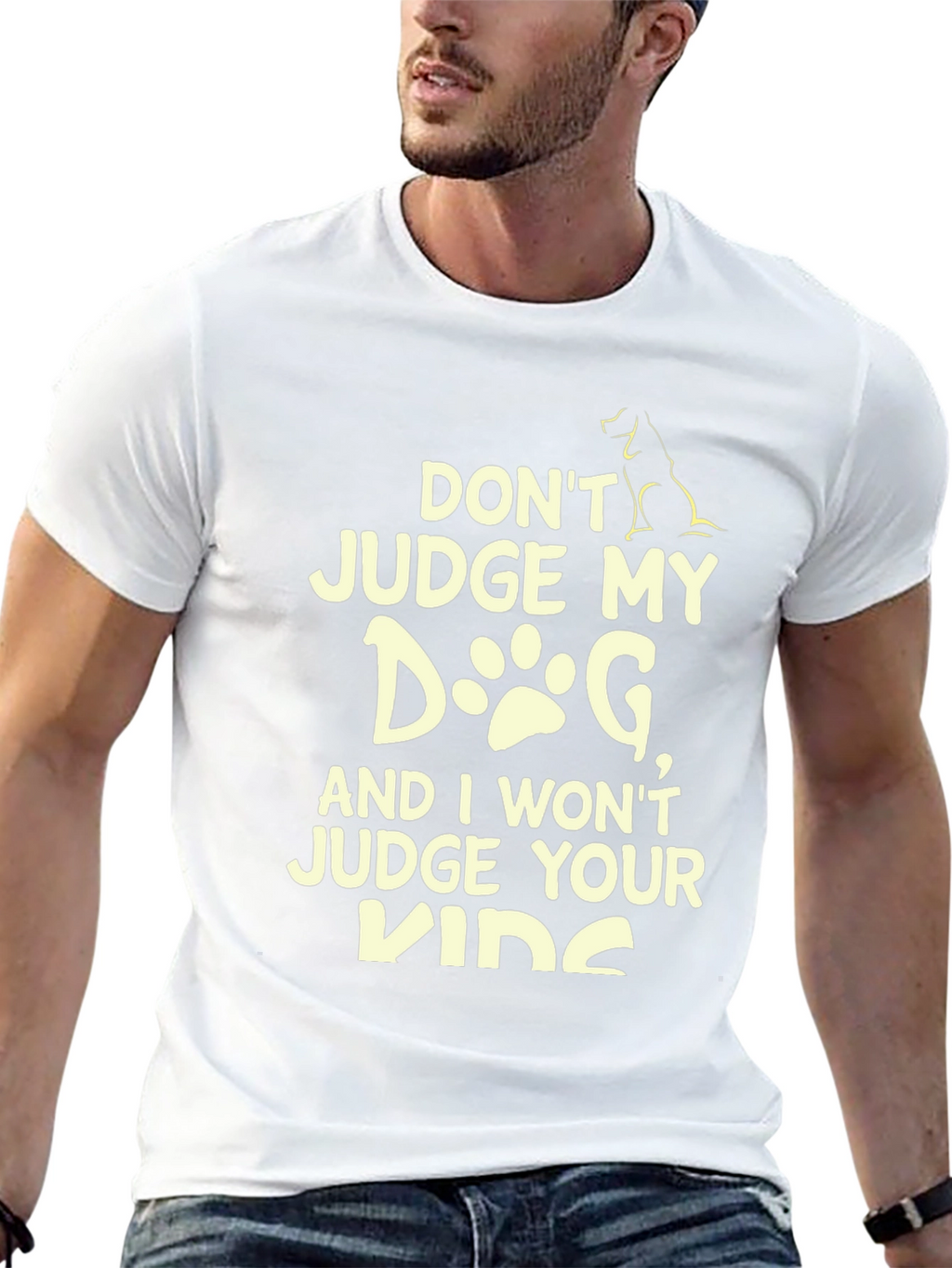 Dont Judge My Dog Graphic Tee