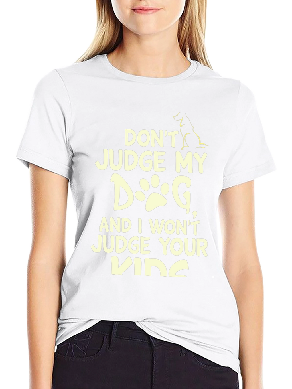 Dont Judge My Dog Graphic Tee