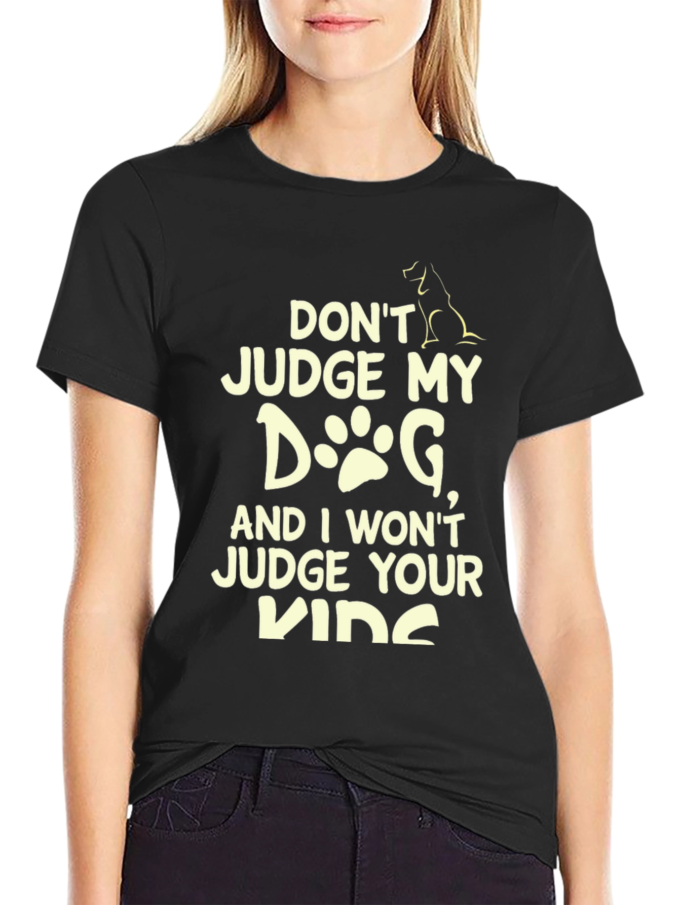 Dont Judge My Dog Graphic Tee