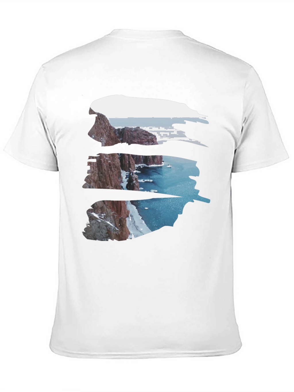 Nature Cliff Black Tee