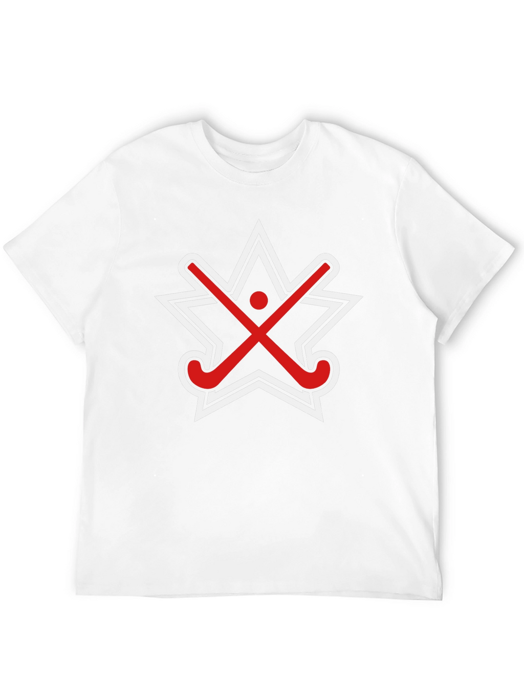 Hockey Star Graphic Black T-Shirt