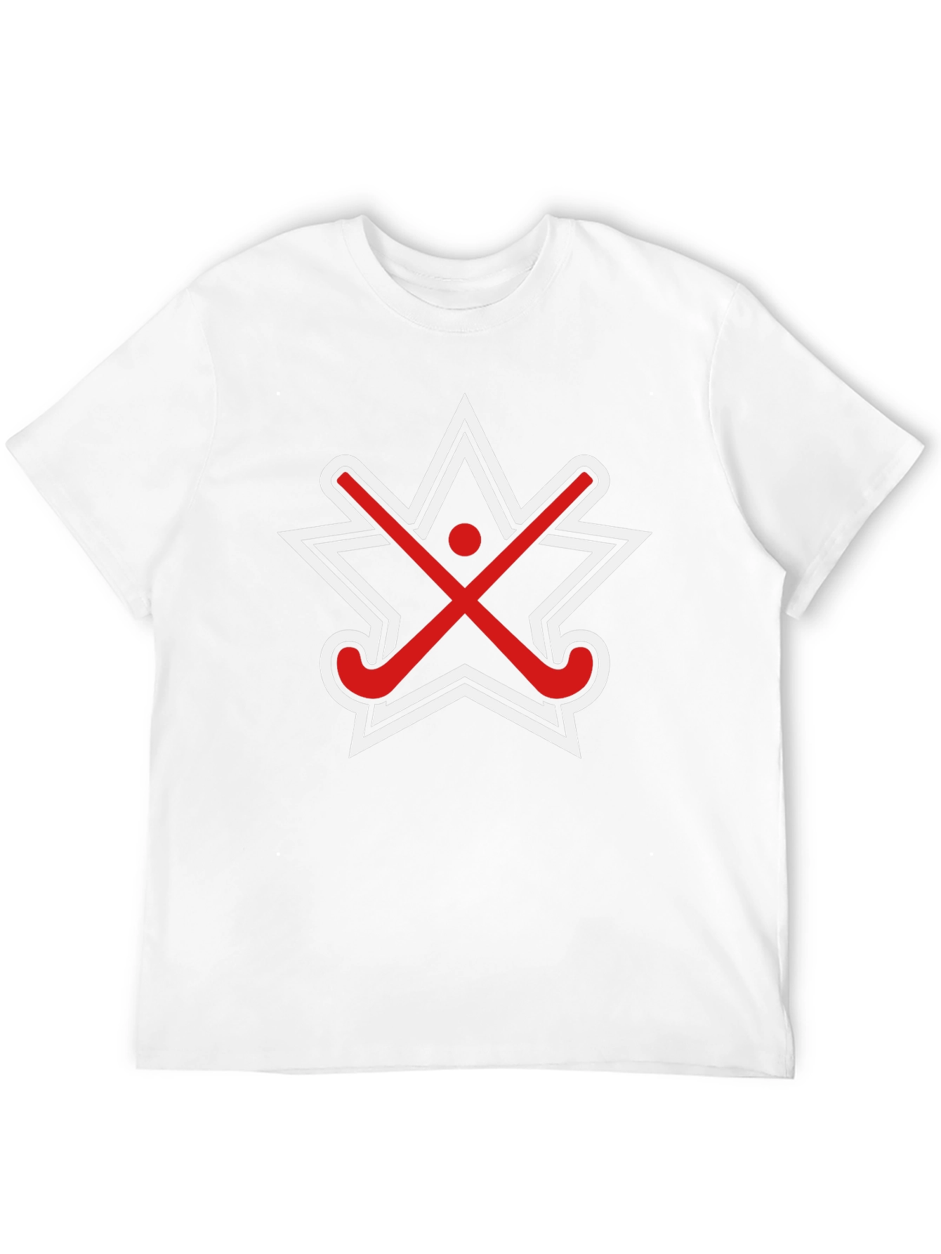 Hockey Star Graphic Black T-Shirt