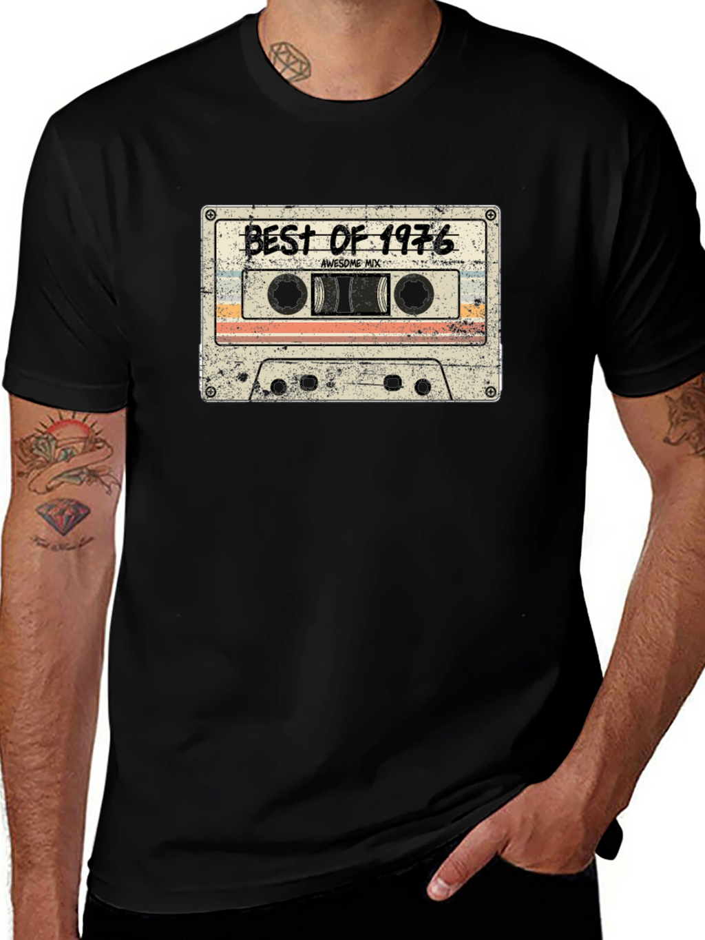 Best of 1976 Cassette Tape Graphic T-Shirt