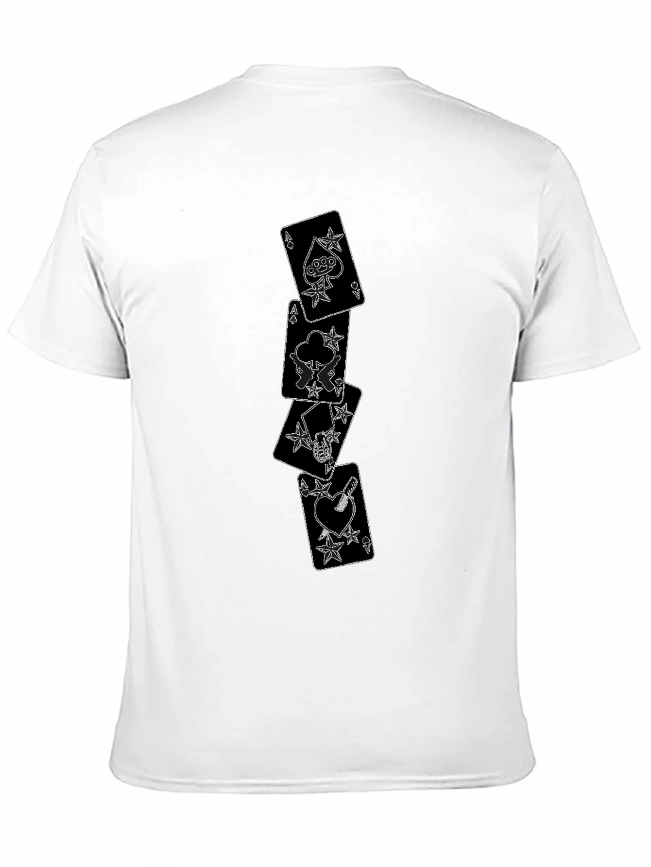 Ace Card Graphic Black T-Shirt