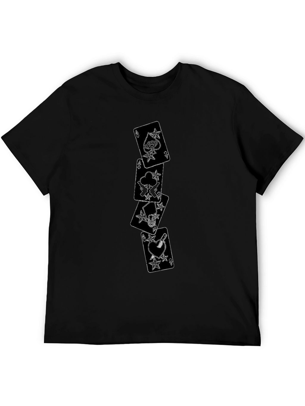 Ace Card Graphic Black T-Shirt