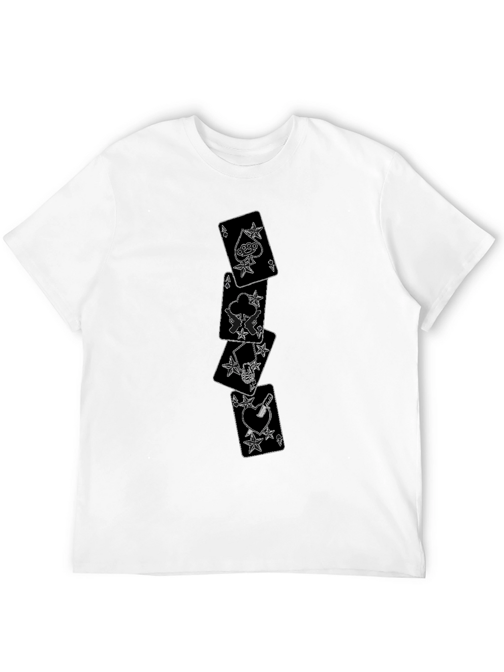 Ace Card Graphic Black T-Shirt