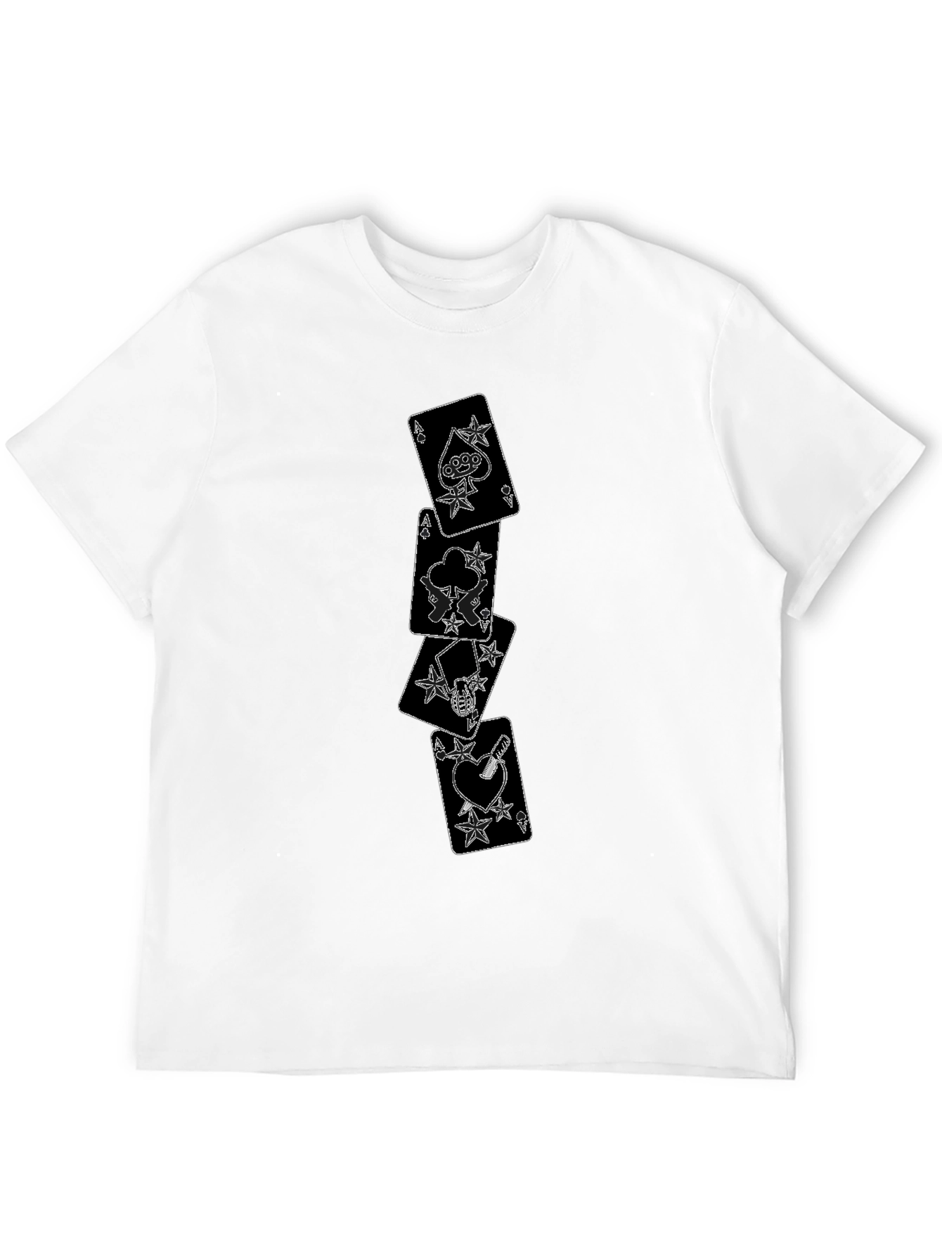 Ace Card Graphic Black T-Shirt