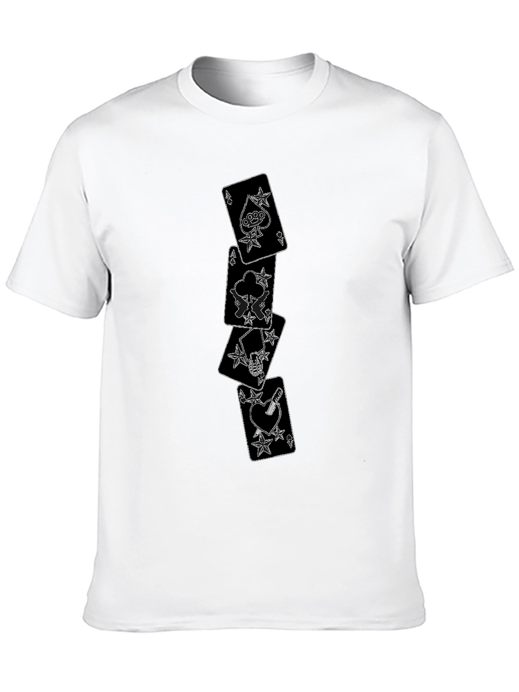 Ace Card Graphic Black T-Shirt
