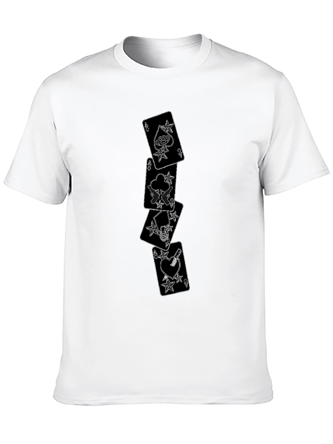 Ace Card Graphic Black T-Shirt