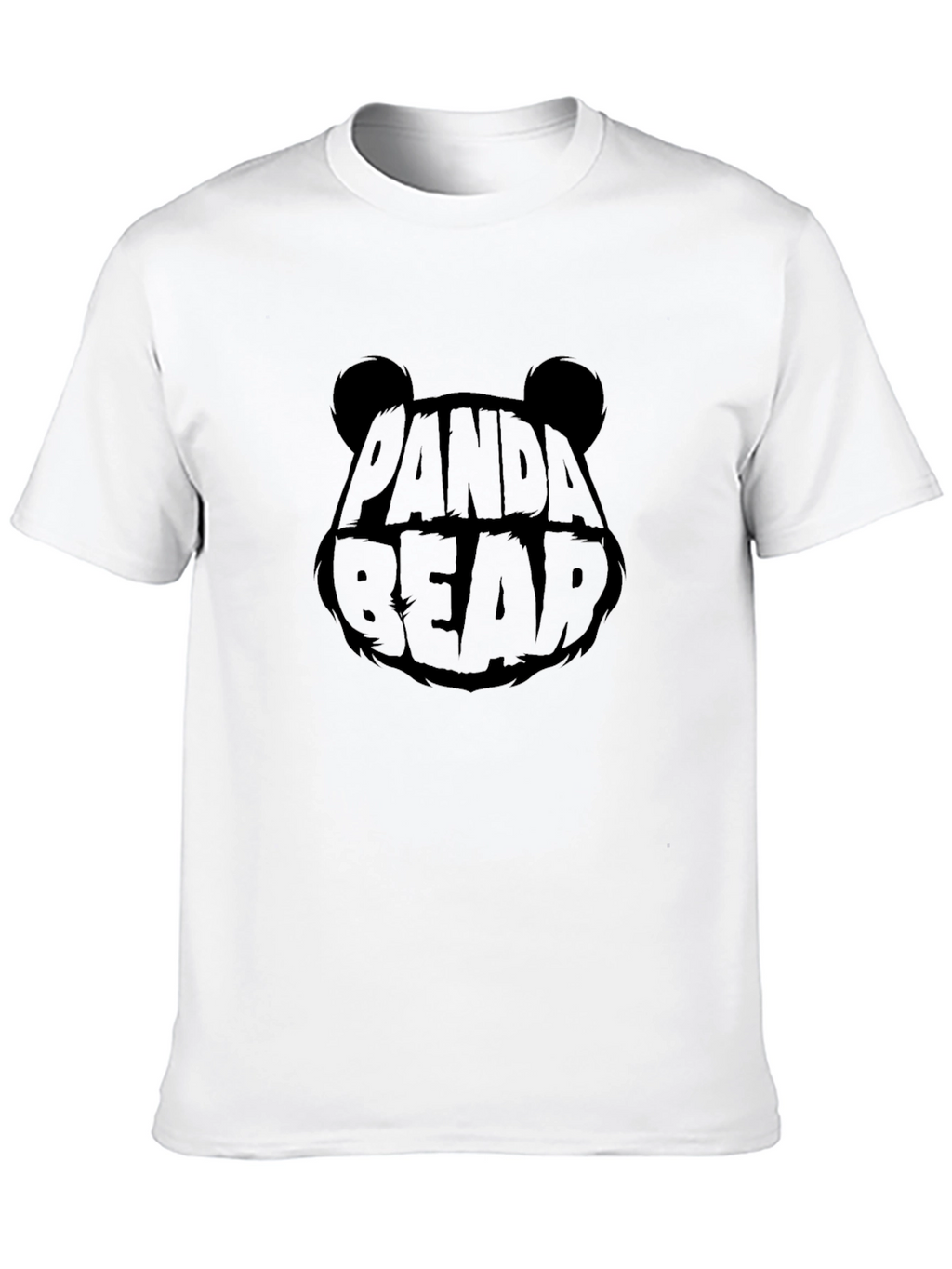 Panda Bear Graphic Black T-Shirt