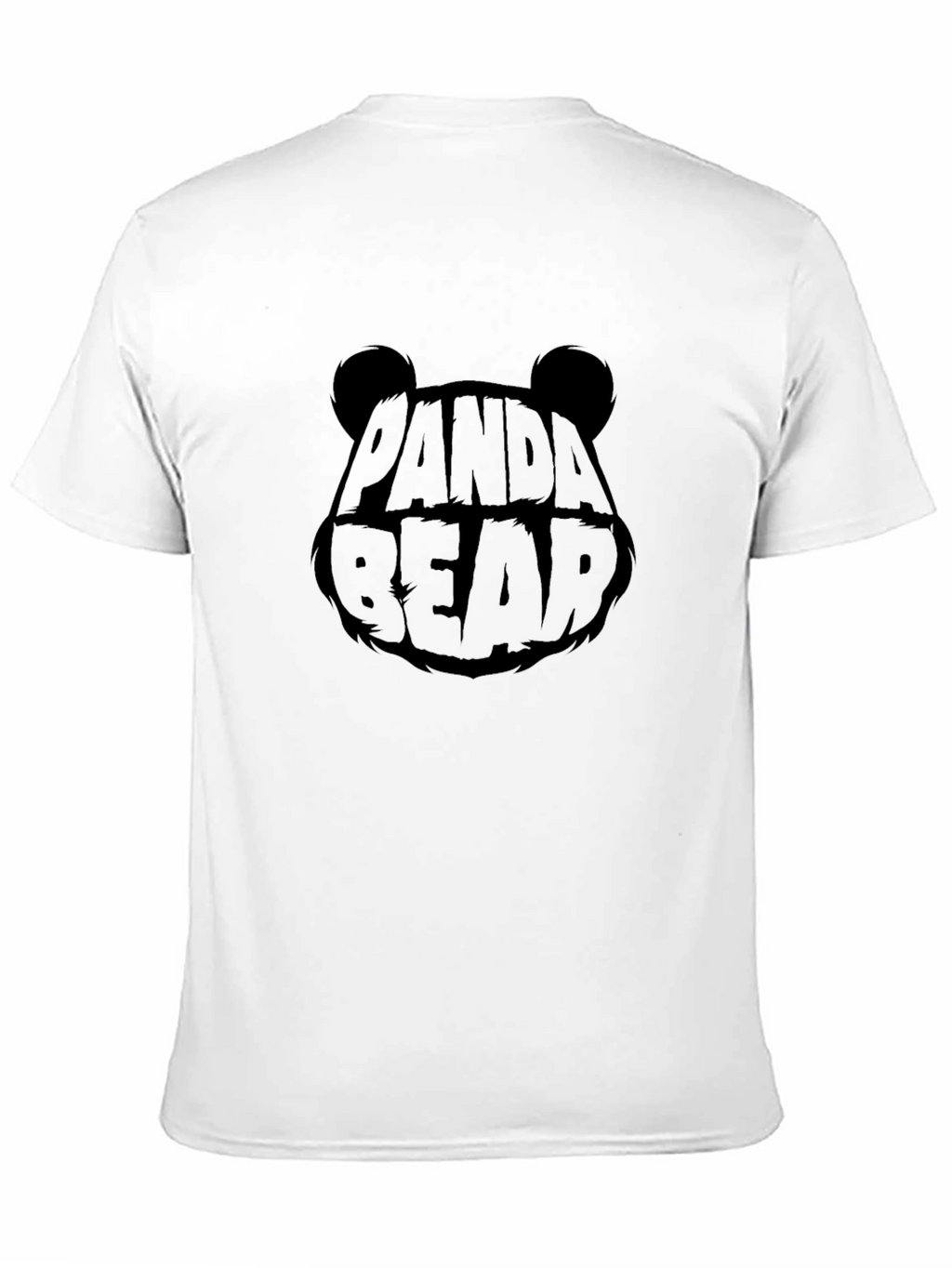 Panda Bear Graphic Black T-Shirt