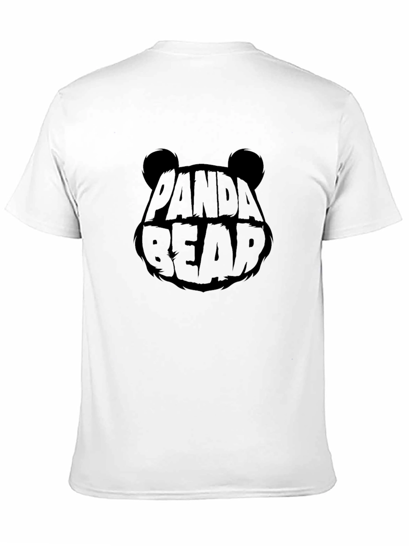 Panda Bear Graphic Black T-Shirt