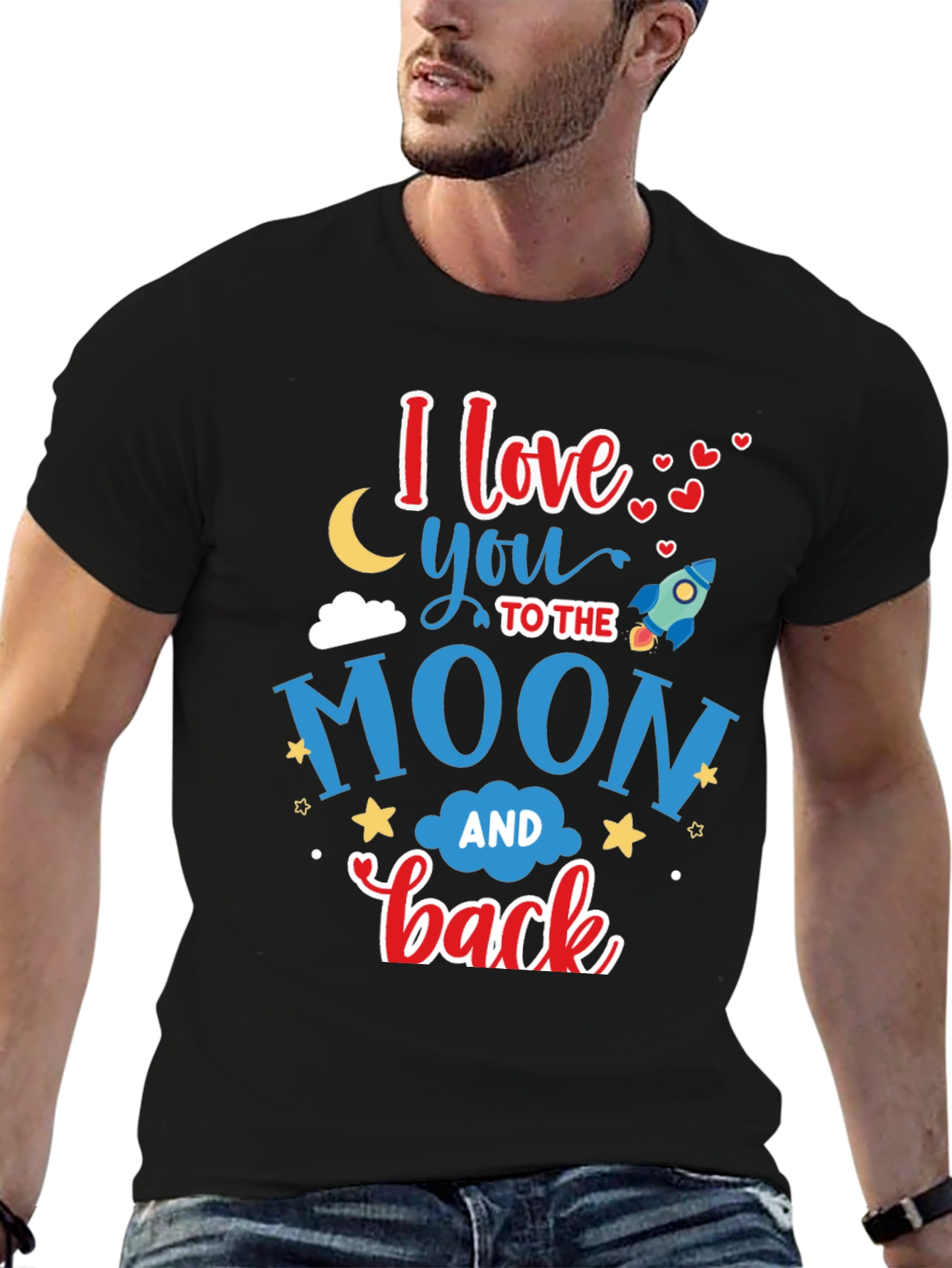 I Love You to The Moon & Back Graphic Tee