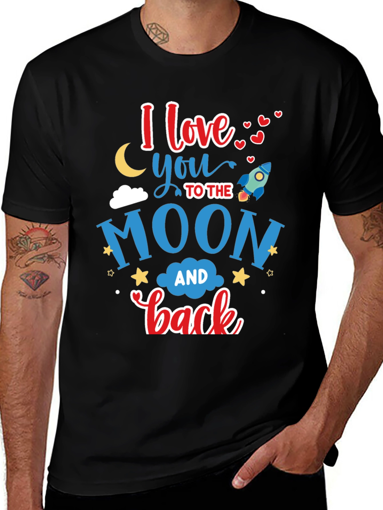 I Love You to The Moon & Back Graphic Tee