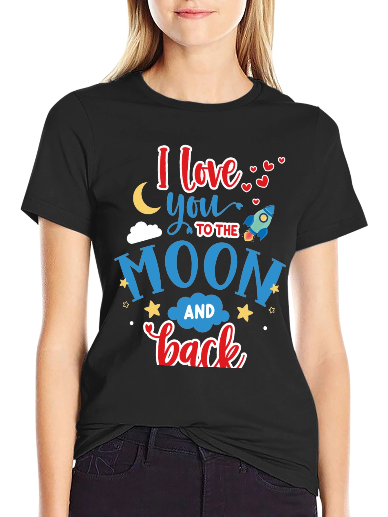 I Love You to The Moon & Back Graphic Tee