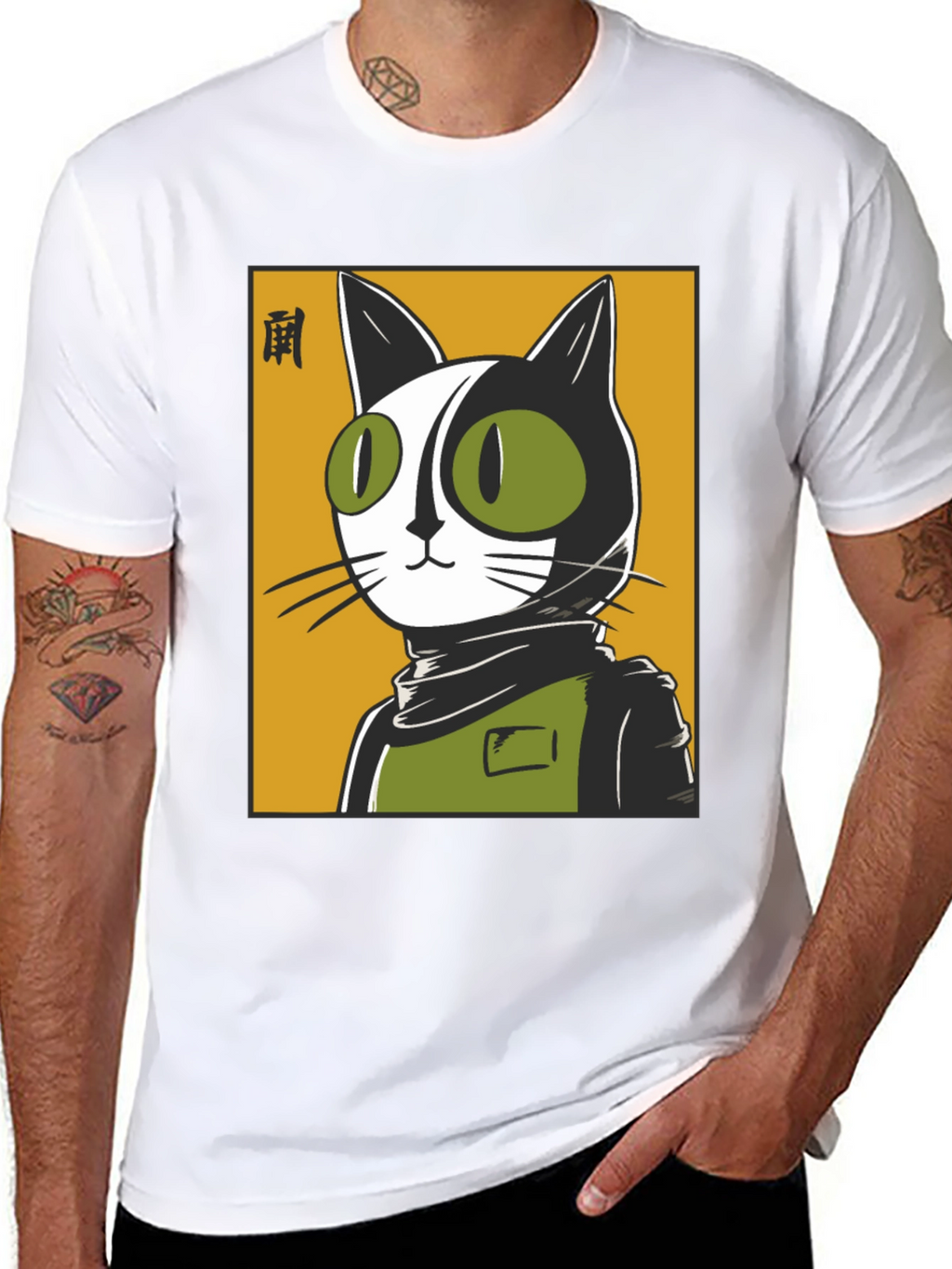 Cool Cat Graphic Tee - Urban Style