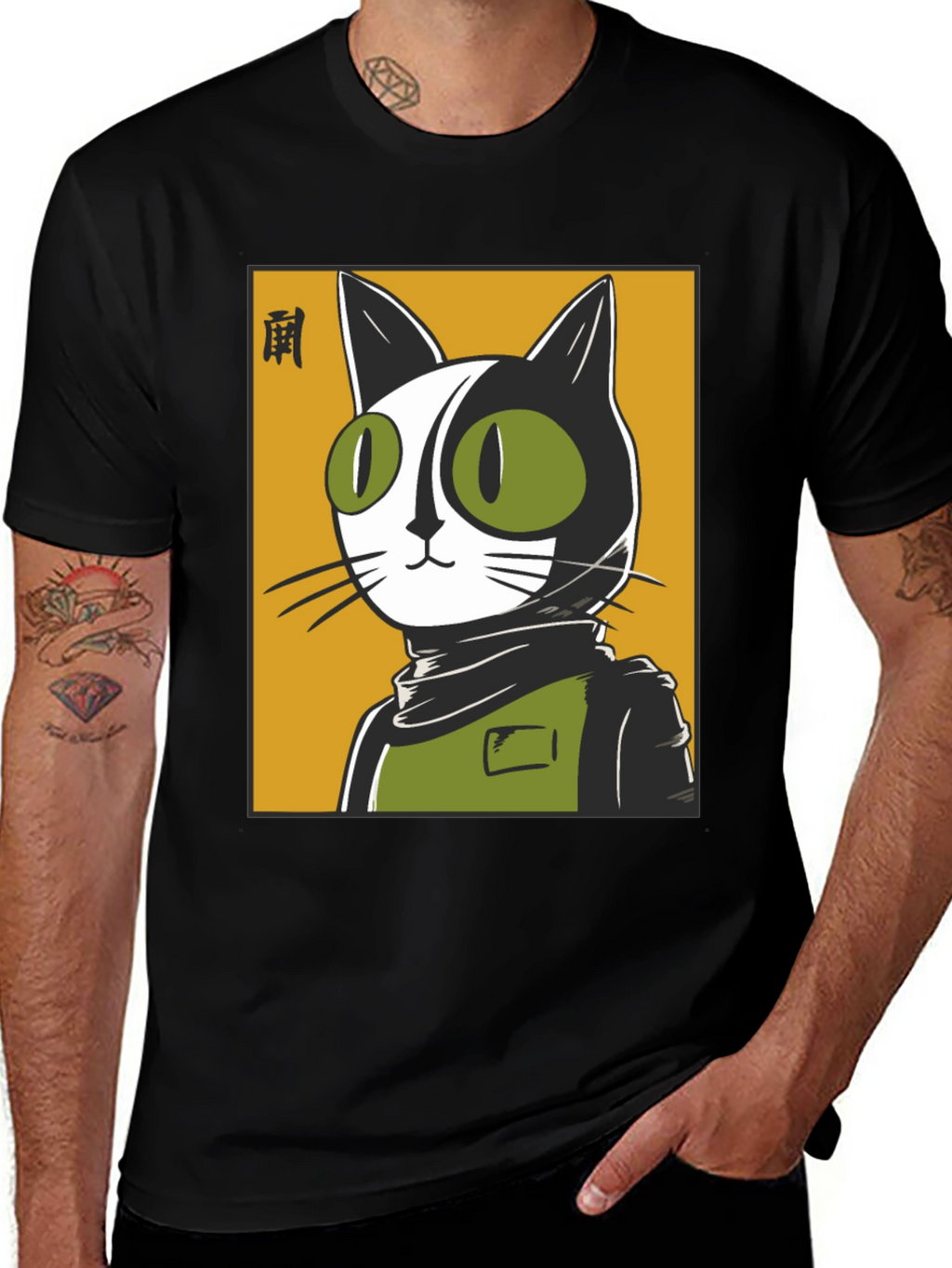 Cool Cat Graphic Tee - Urban Style