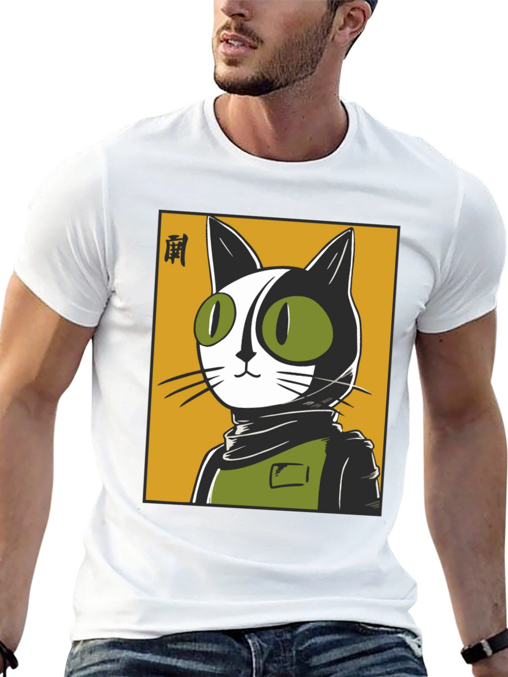 Cool Cat Graphic Tee - Urban Style