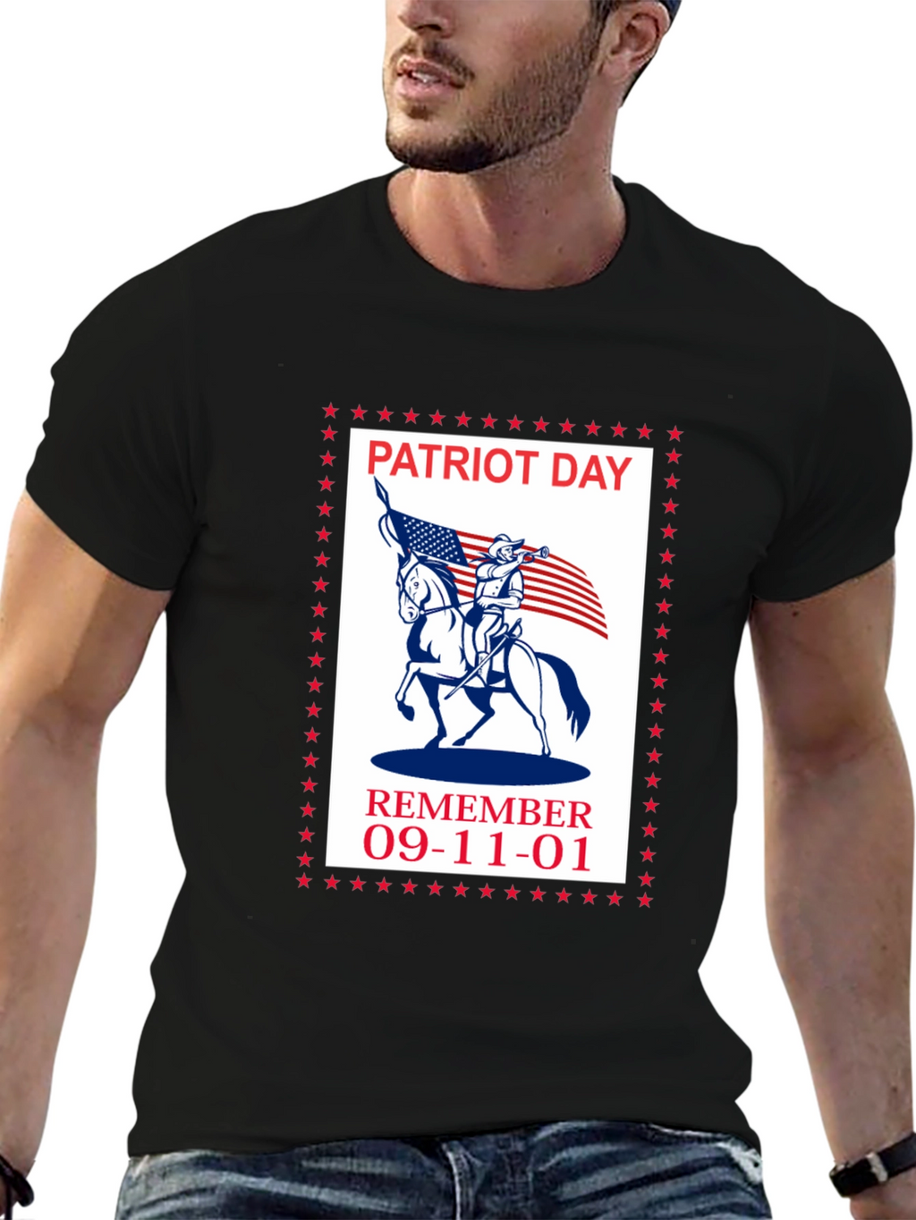 Patriot Day Remember 9-11 Graphic T-Shirt