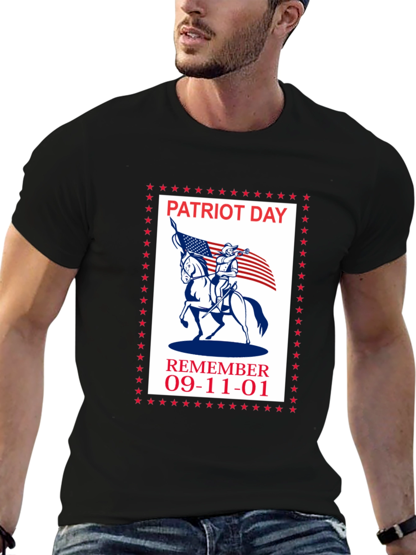 Patriot Day Remember 9-11 Graphic T-Shirt
