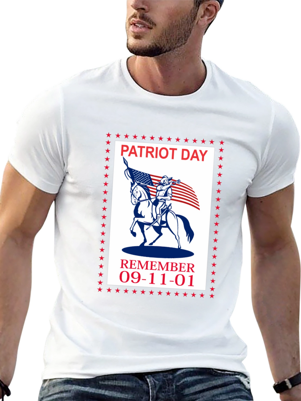 Patriot Day Remember 9-11 Graphic T-Shirt