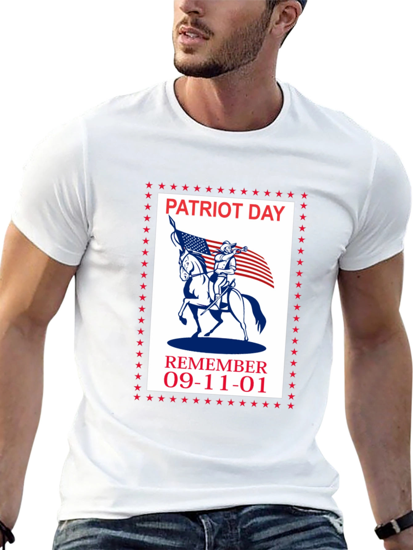 Patriot Day Remember 9-11 Graphic T-Shirt
