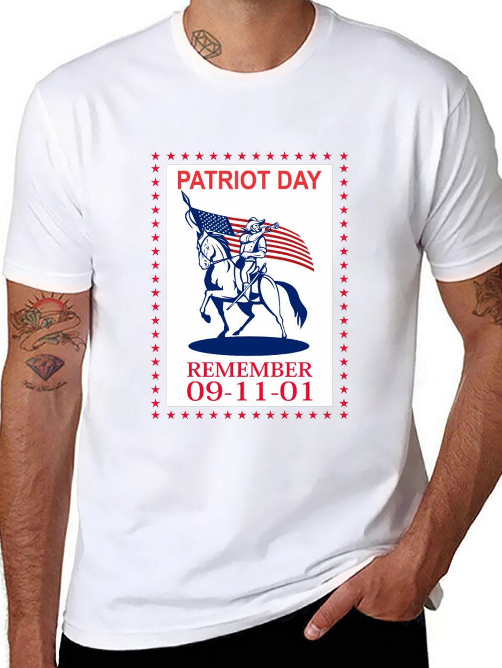 Patriot Day Remember 9-11 Graphic T-Shirt