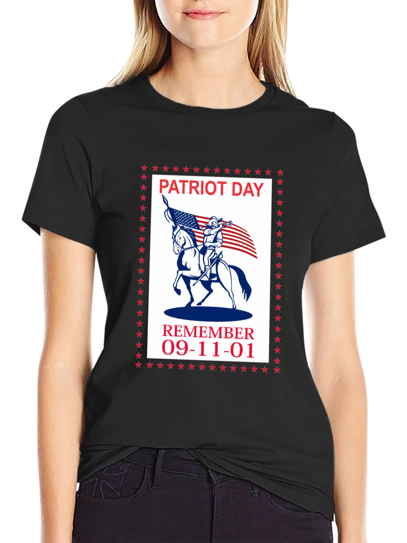 Patriot Day Remember 9-11 Graphic T-Shirt