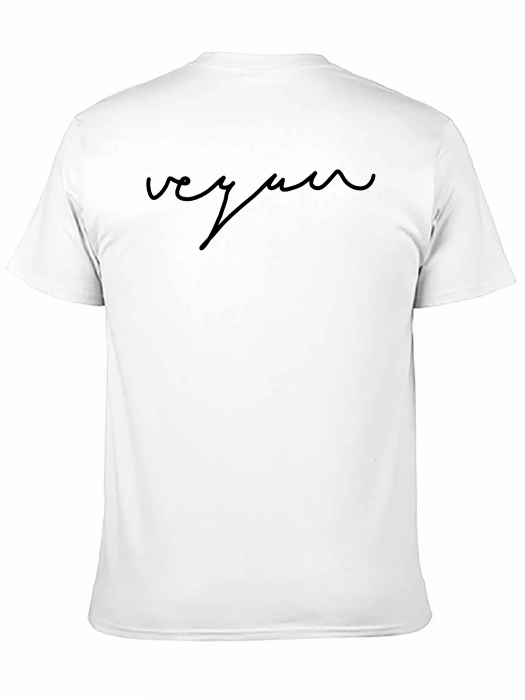 Vegan Script T-Shirt - Stylish & Comfortable