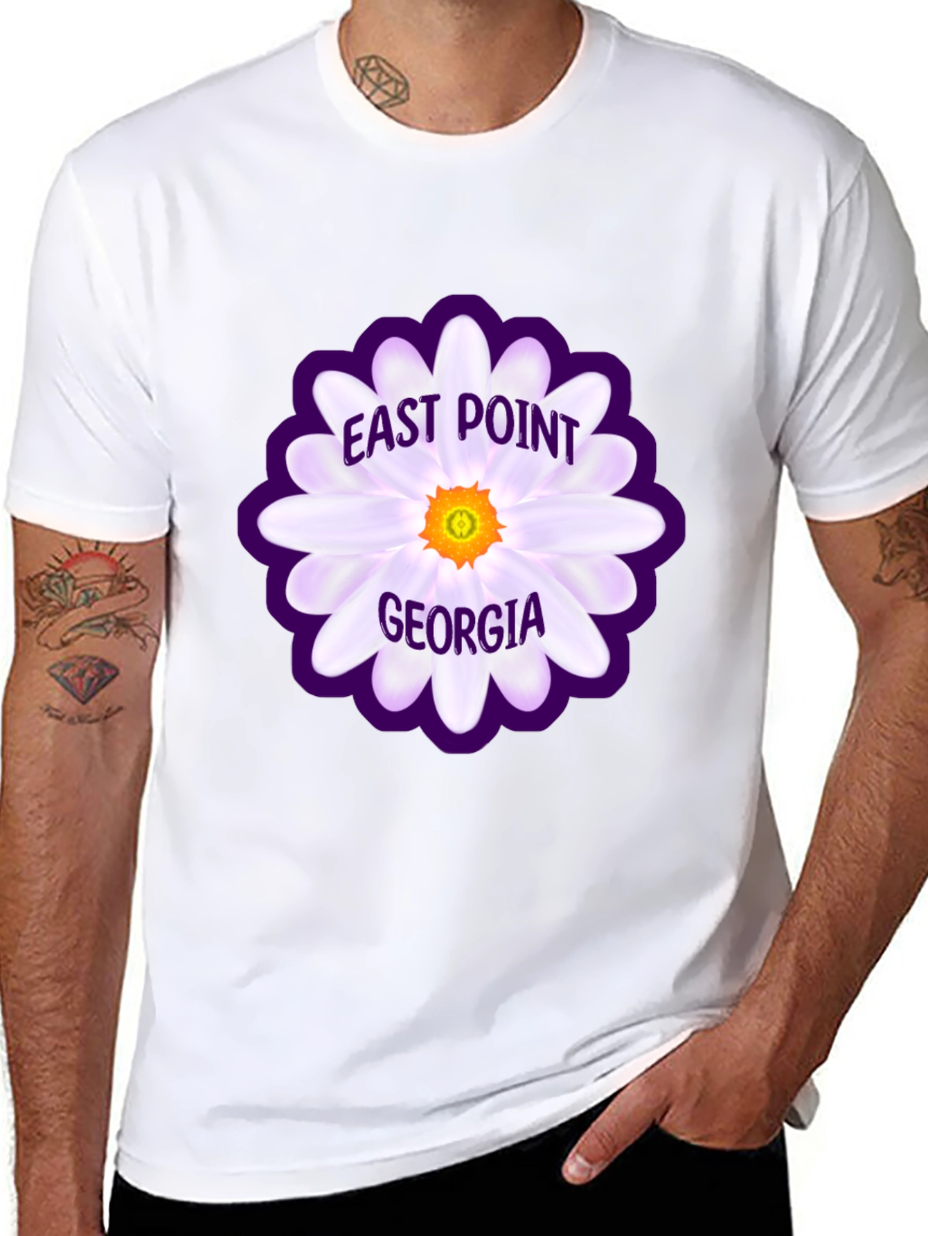 East Point Georgia Floral T-Shirt