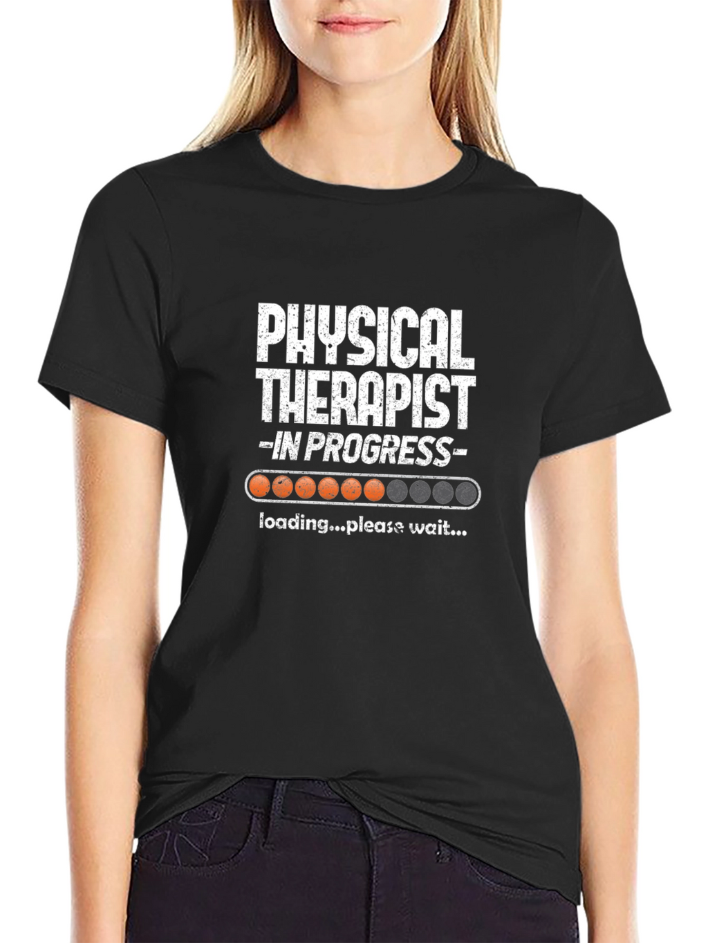 Physical Therapist in Progress Loading T-Shirt