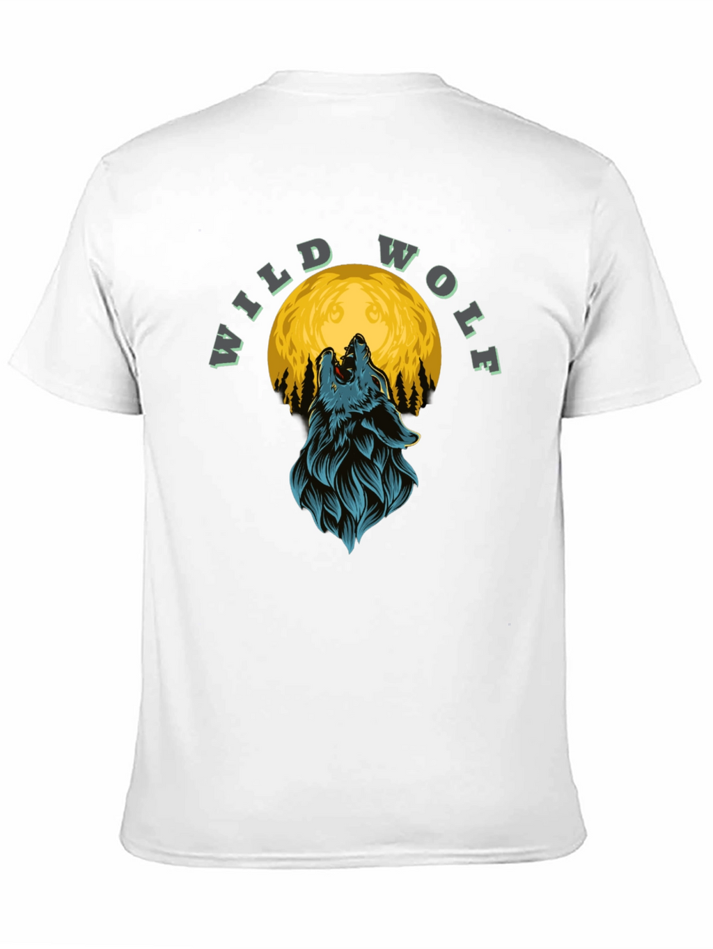 Wild Wolf Moon Graphic T-Shirt
