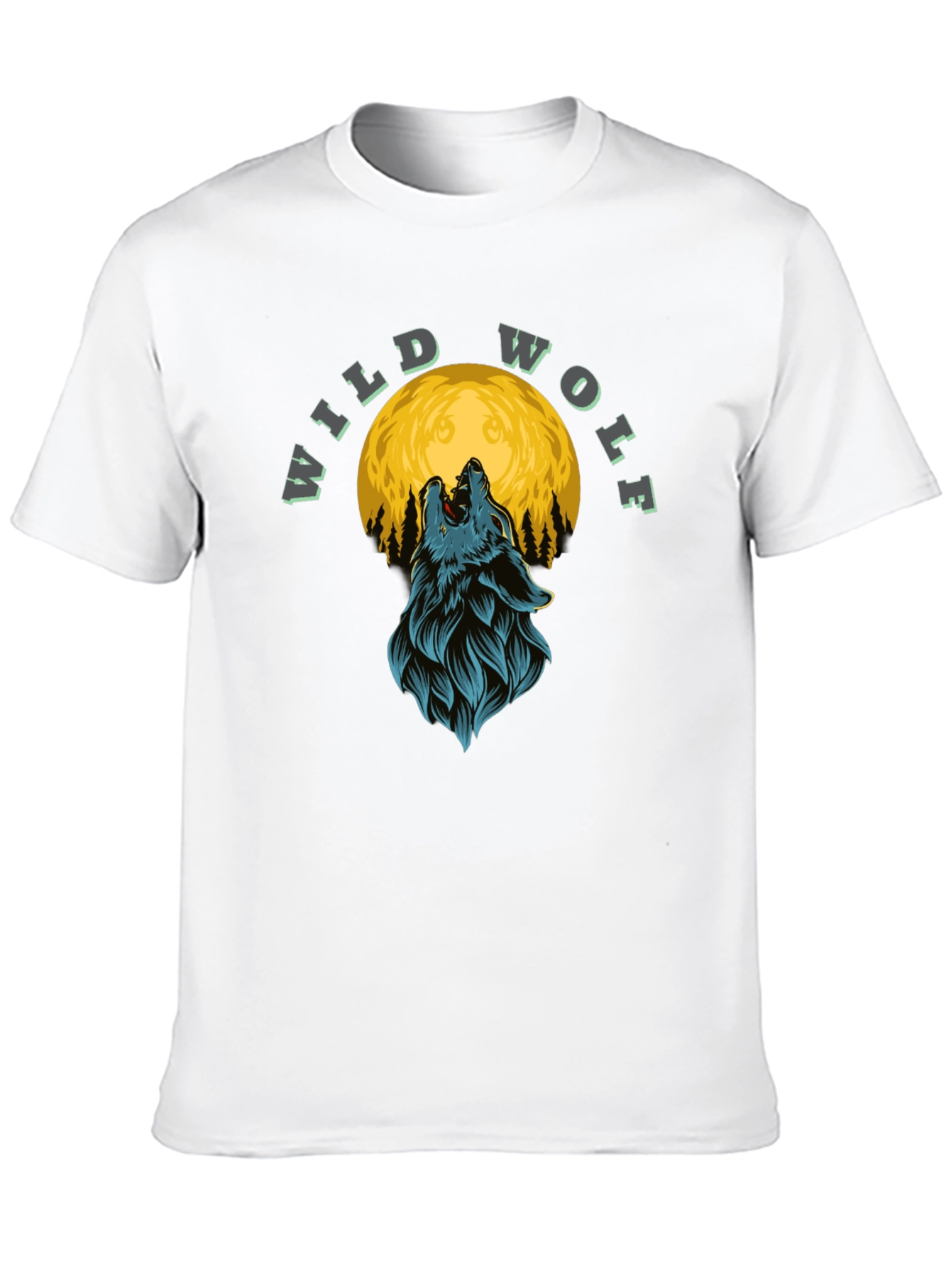 Wild Wolf Moon Graphic T-Shirt