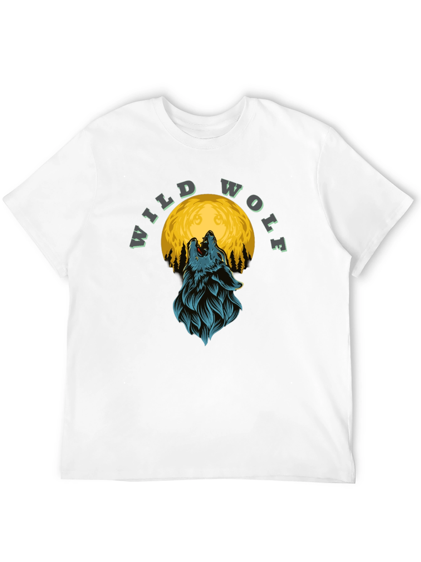 Wild Wolf Moon Graphic T-Shirt