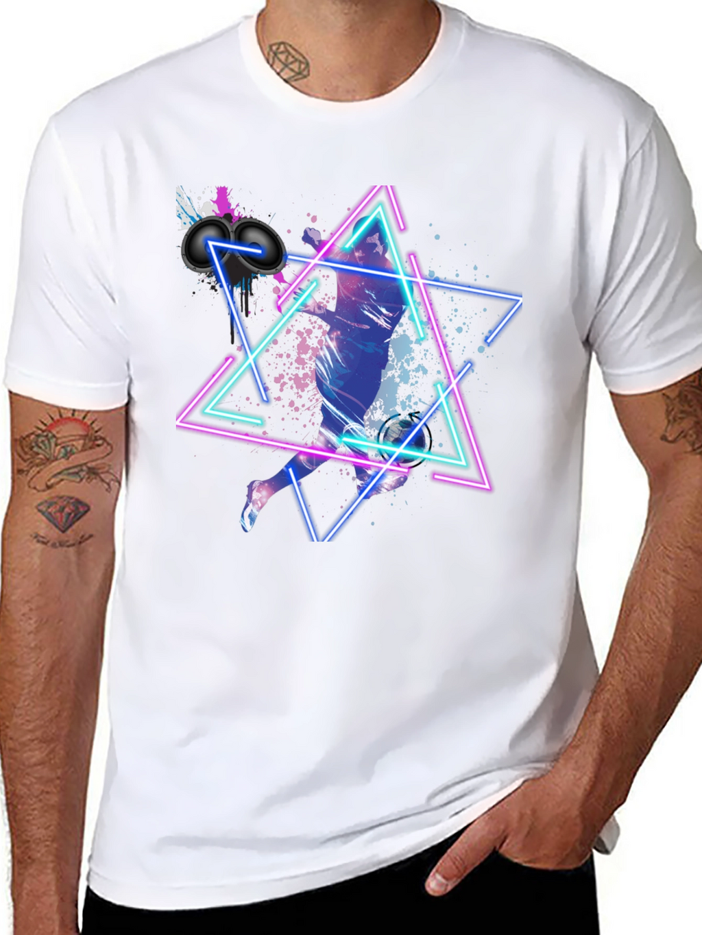 Geometric Soccer T-Shirt