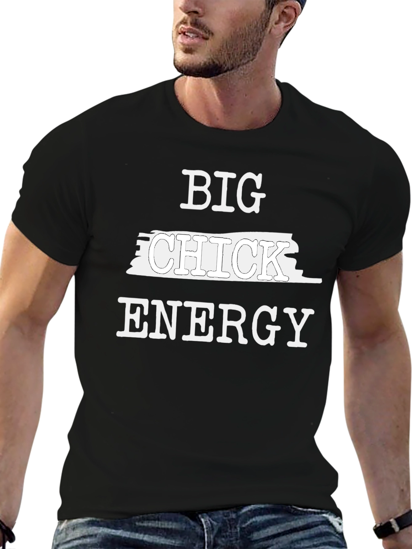 Big Chick Energy Funny Graphic T-Shirt