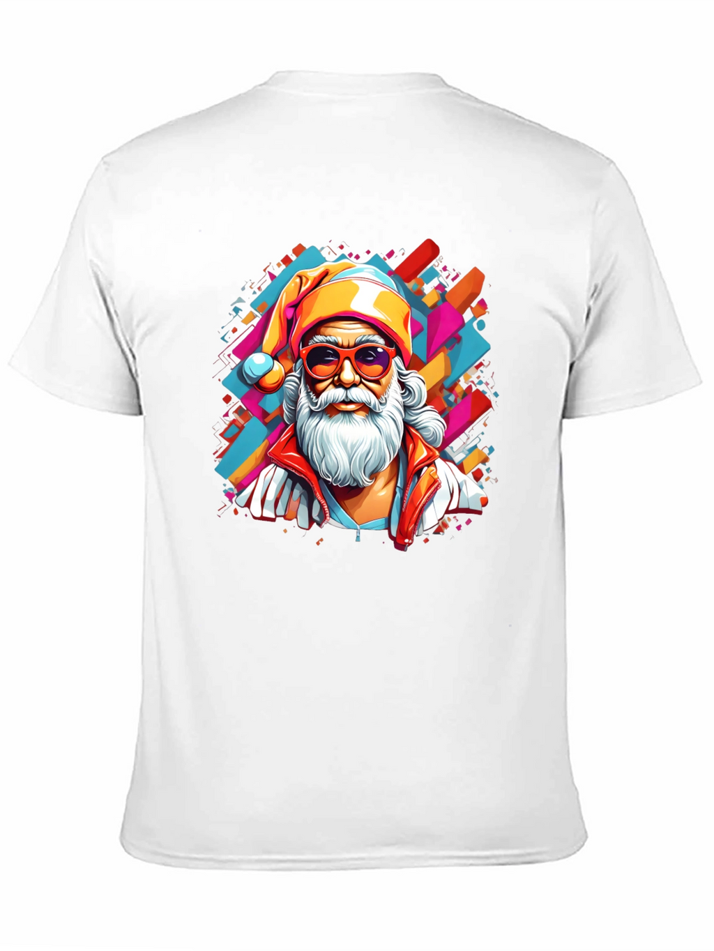 Cool Santa Graphic Tee - Black