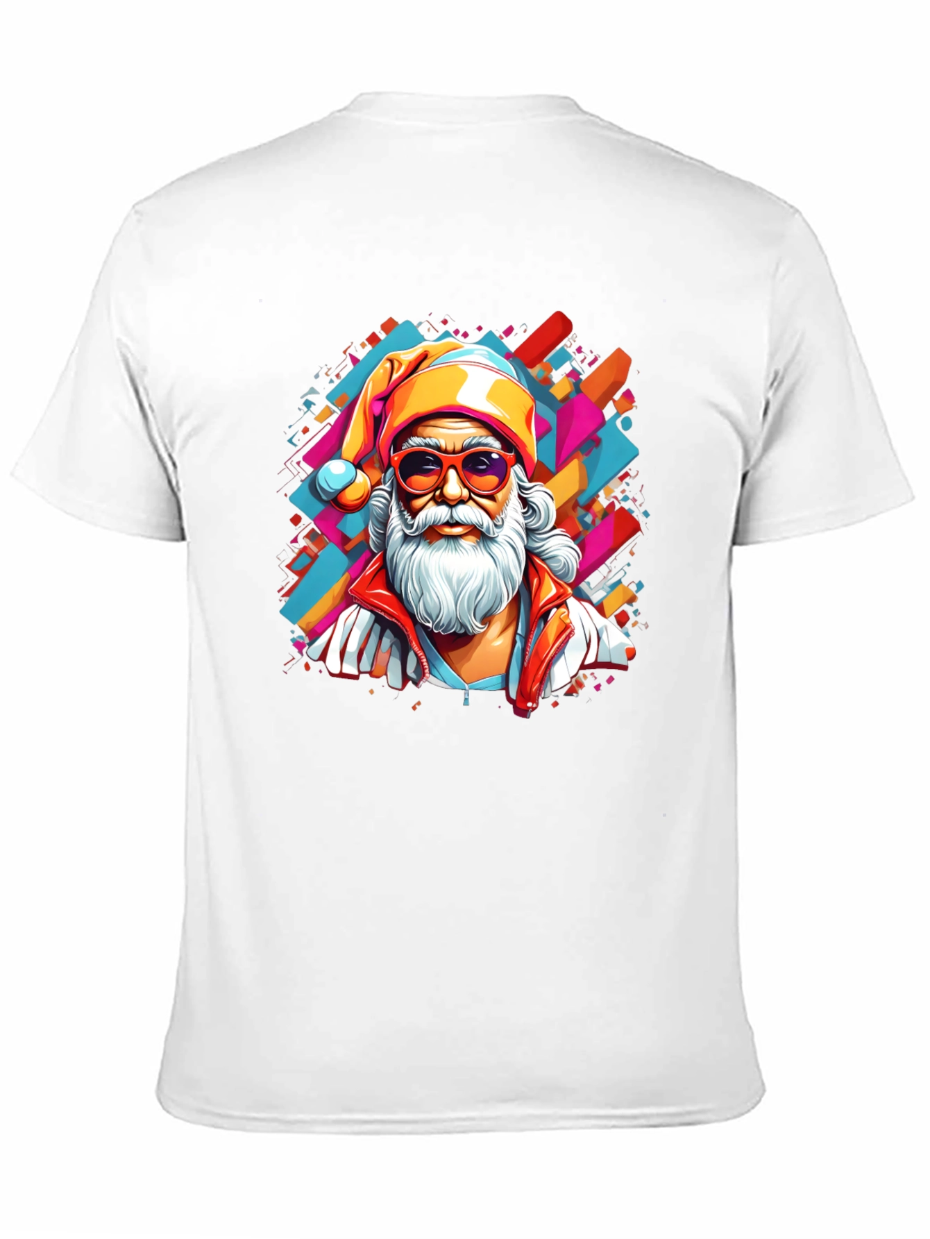 Cool Santa Graphic Tee - Black