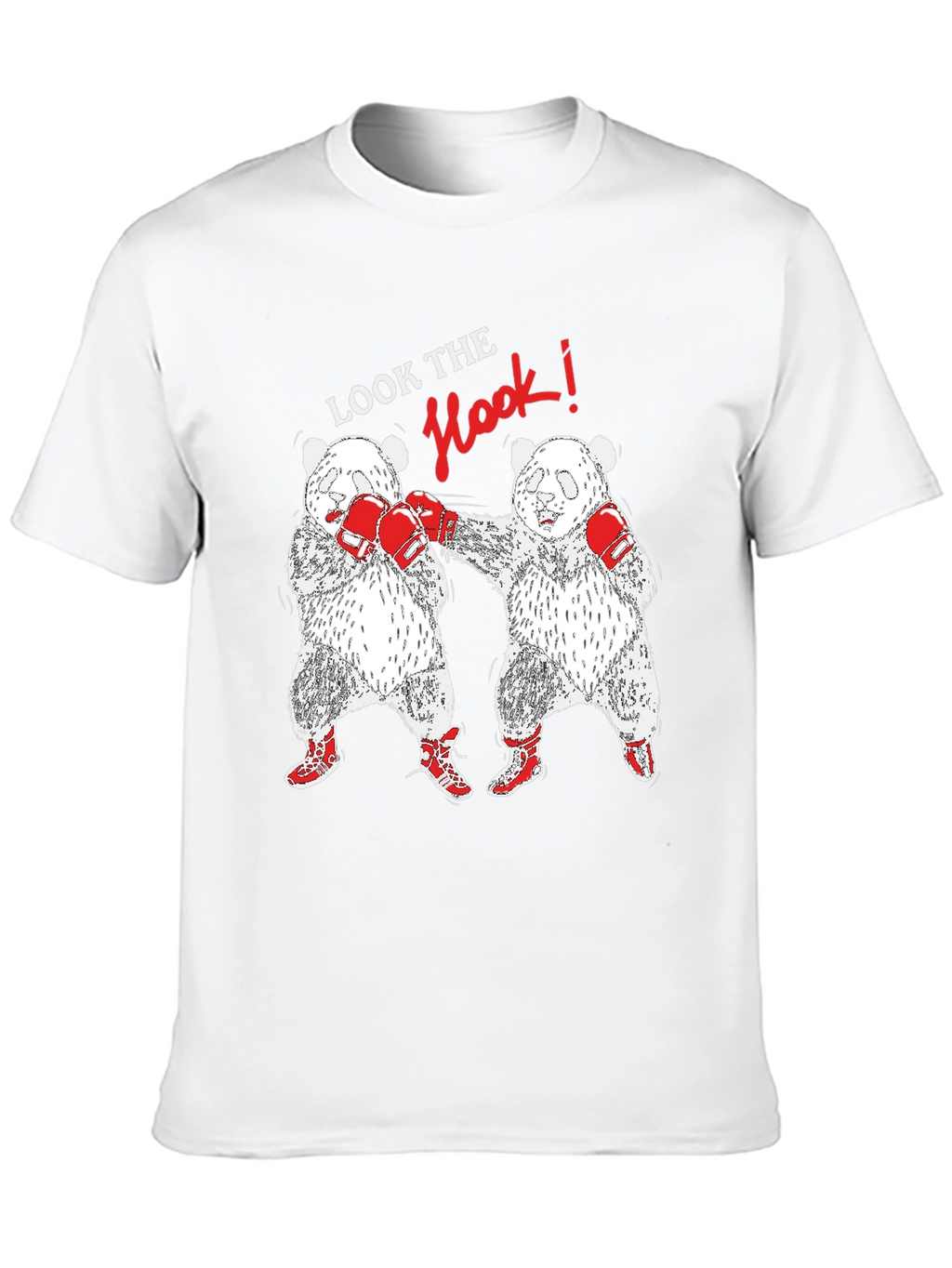 Panda Boxing T-Shirt: Look The Hook!
