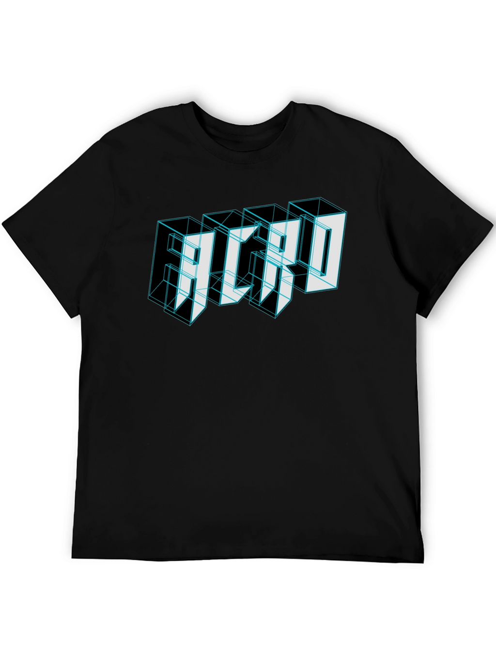 ACRO Graphic Print Black T-Shirt