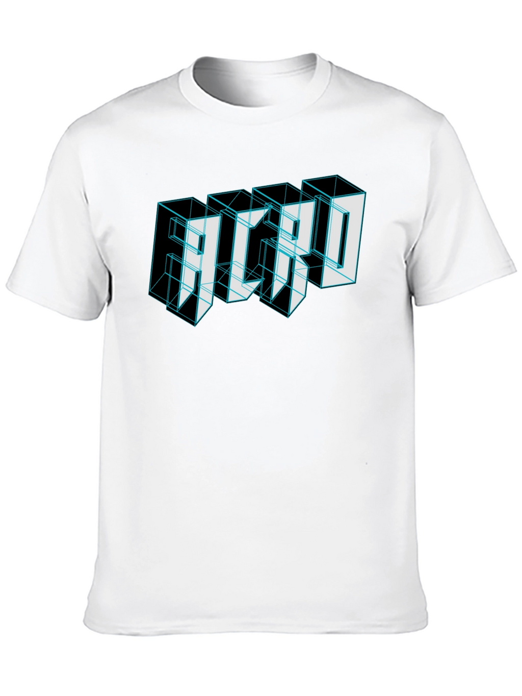 ACRO Graphic Print Black T-Shirt