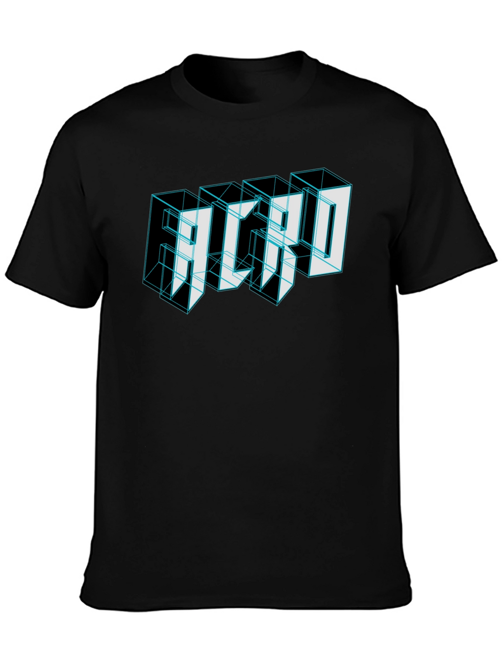 ACRO Graphic Print Black T-Shirt