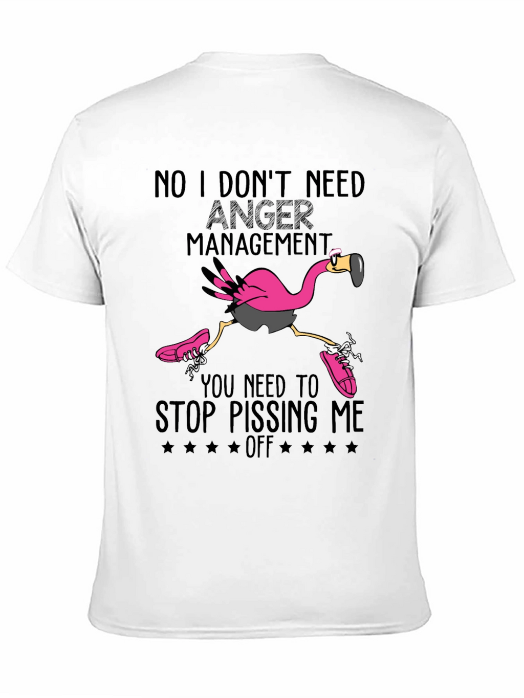 Anger Management Flamingo Graphic Tee