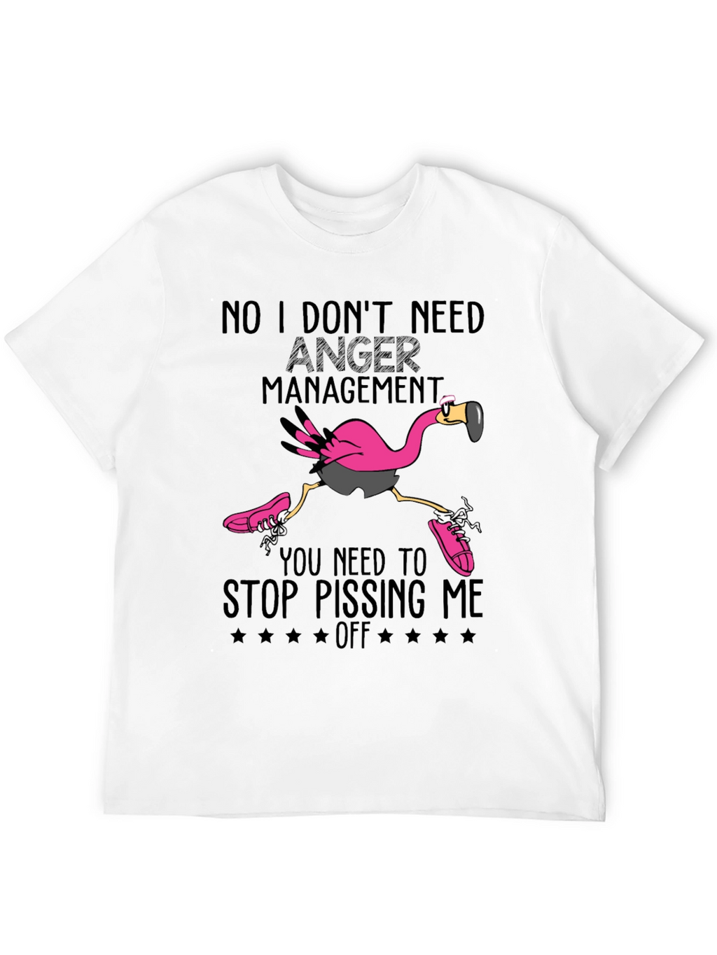 Anger Management Flamingo Graphic Tee